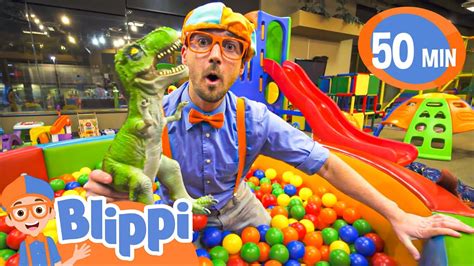 old blippi|Learning with Blippi at an Indoor Playground!